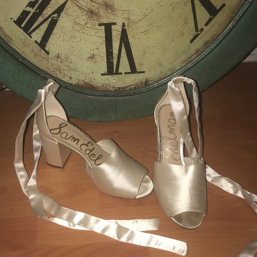 Satin Sam Edelman tie up Sandel